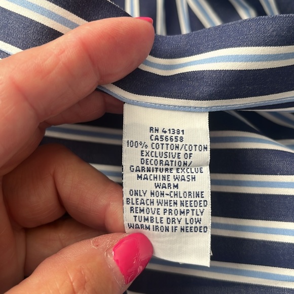 Ralph Lauren Men’s Long Sleeve button down striped shirt - Picture 7 of 7